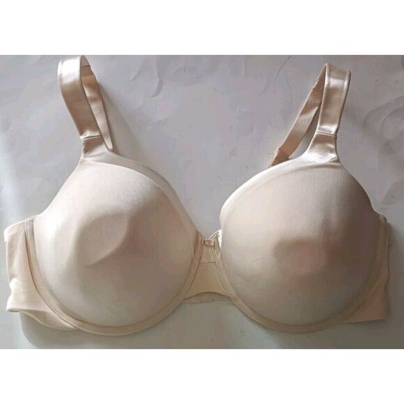Vanity Fair Illumination Bra Sz 42DD Extra Support Beige Satin Underwire 76338 - Picture 7 of 9